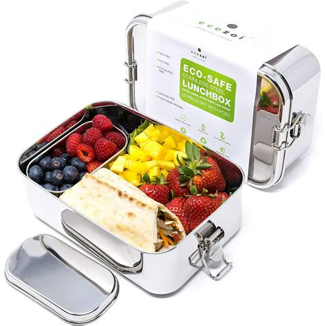 Stainless Steel Lunch Box, 1 tier leak proof 700ML 